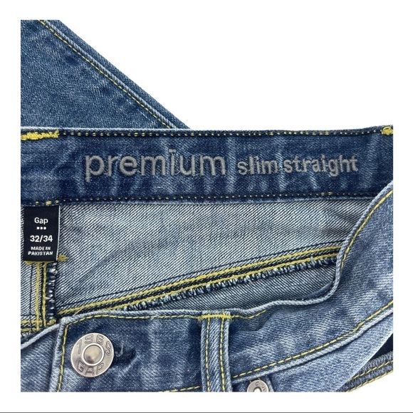 Gap Factory Men’s Slim Straight Jeans Size 32 - Picture 5 of 7
